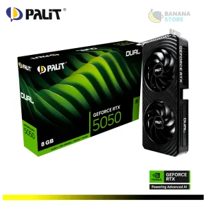 TARJETA DE VIDEO NVIDIA RTX 5050 8GB GDDR6 PALIT DUAL RGB 2 FANS