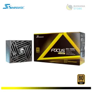 FUENTE DE PODER  1000W SEASONIC GX-1000W CYBENETICS GOLD 80 PLUS GOLD ATX 3.1 PCIE 5.0 MODULAR