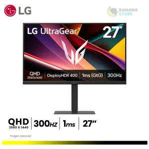 MONITOR LG ULTRAGEAR GAMING 27" 27G640A IPS QHD 300HZ 1MS PIVOTABLE