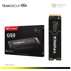 UNIDAD ESTADO SOLIDO TEAM GROUP 4TB G50 M.2 PCLE 4.0 5000MB/S 4X4 NAND 3D 2280