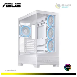 CASE ASUS A31 PLUS WHITE MID TOWER 4 FAN ARGB