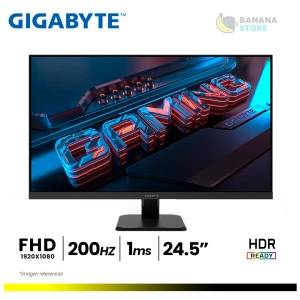 MONITOR GIGABYTE GAMING 24.5" GS25F2 200HZ PANEL IPS 1MS FHD