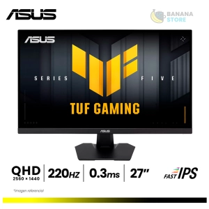 MONITOR ASUS TUF GAMING VG27AQ5F 27" QHD 2560X1440 220HZ 0.3MS G-SYNC FREESYNC FAST IPS PLANO