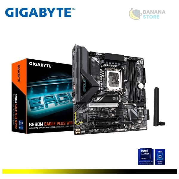 PLACA MADRE GIGABYTE B860M EAGLE PLUS WIFI6E LGA1851 DDR5