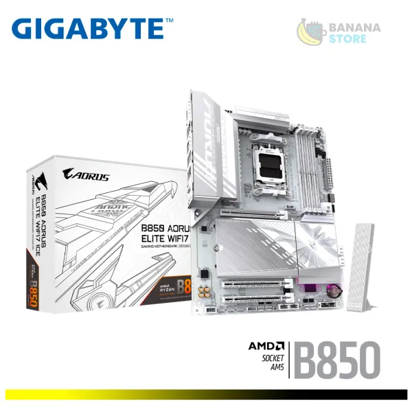 PLACA MADRE B850 GIGABYTE AORUS ELITE WIFI7 ICE AM5 ATX