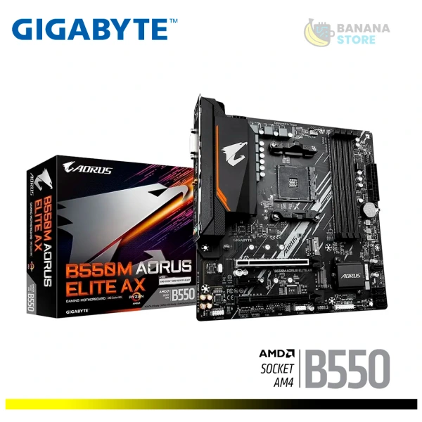 PLACA MADRE B550M AORUS ELITE GIGABYTE AX WIFI
