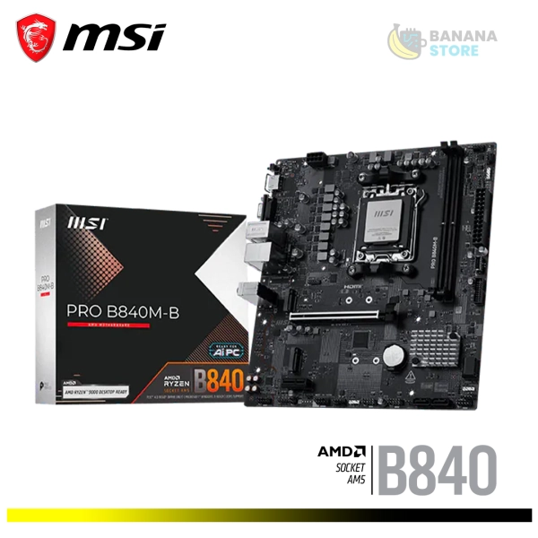 PLACA MADRE MSI PRO B840M-B AMD RYZEN AM5 DDR5