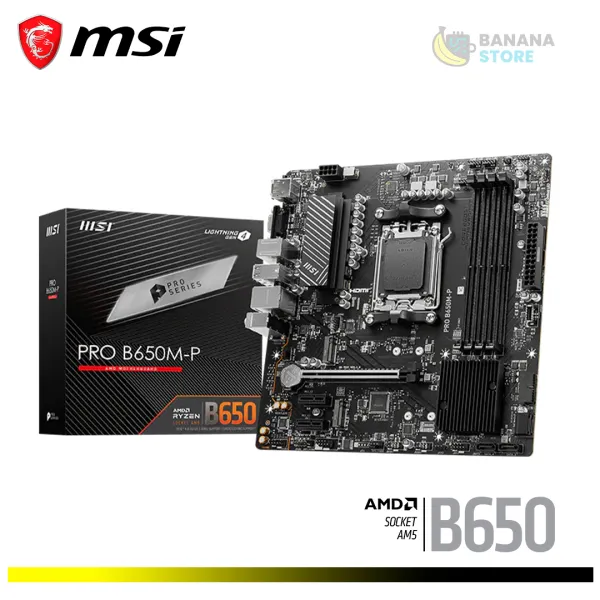 PLACA MADRE B650M-P MSI PRO AM5 M-ATX