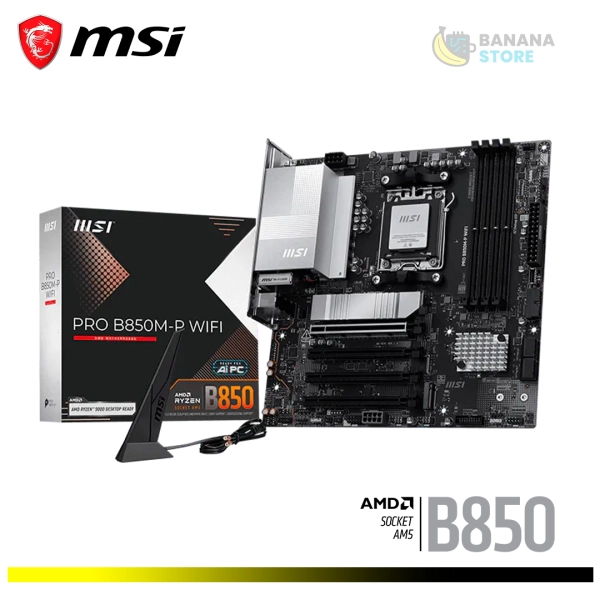 PLACA MADRE B850M-P MSI PRO WIFI M-ATX AM5