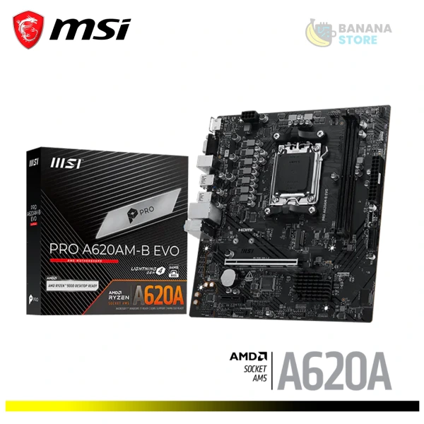 PLACA MADRE A620AM-B EVO DDR5 MSI PRO AM5