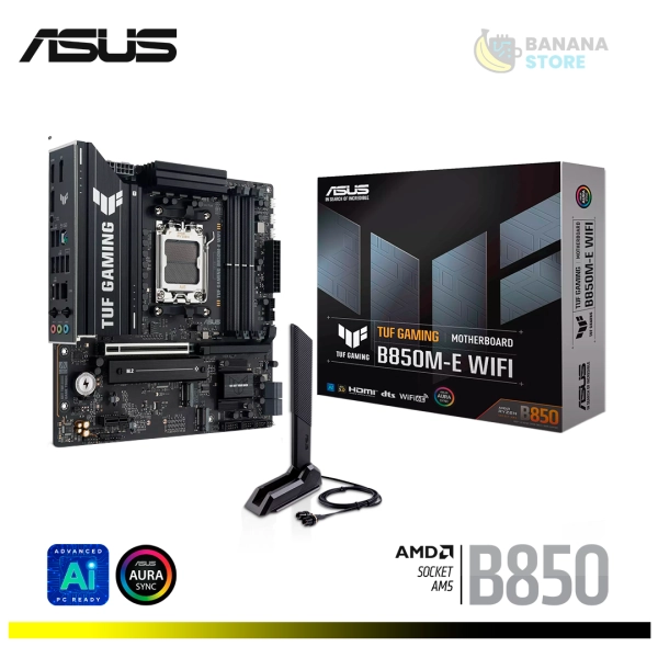 PLACA MADRE B850M-E ASUS TUF GAMING WIFI AM5 M-ATX