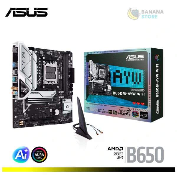 PLACA MADRE B650M AYW ASUS WIFI DDR5