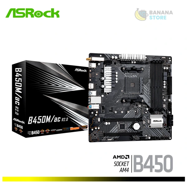 PLACA MADRE ASROCK B450M/AC R.2.0