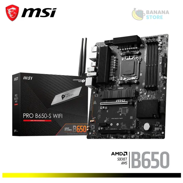 PLACA MADRE MSI PRO B650-S WIFI ATX DDR5 AM5