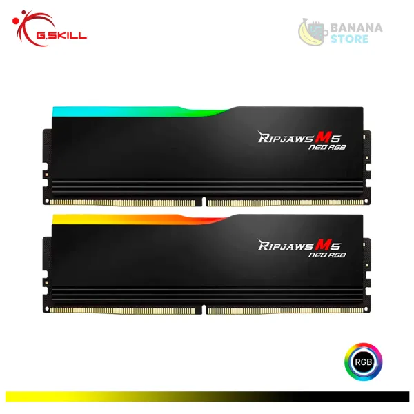 MEMORIA RAM 32GB (16GBX1) DDR5 G.SKILL RIPJAWS M5 NEO RGB CL36