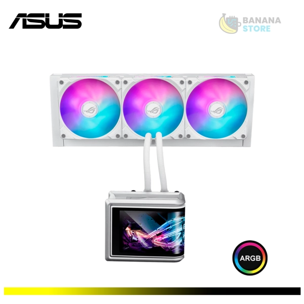 REFRIGERACION LIQUIDA ASUS ROG RYUO IV 360 ARGB AMOLED 6.67"  WHITE AMD/INTEL