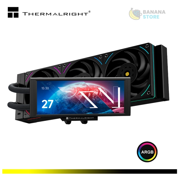 REFRIGERACION LIQUIDA 360 THERMALRIGHT TROFEO VISION 360 ARGB BLACK AMD/INTEL