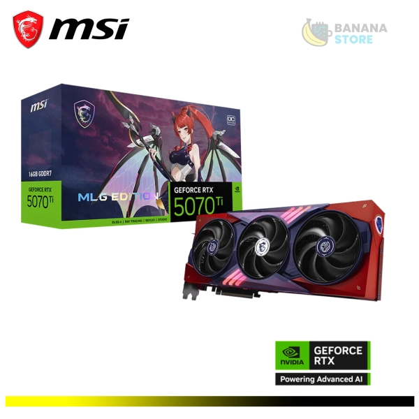TARJETA DE VIDEO MSI RTX 5070TI 16GB EDICION MLG RGB OC GDDR7