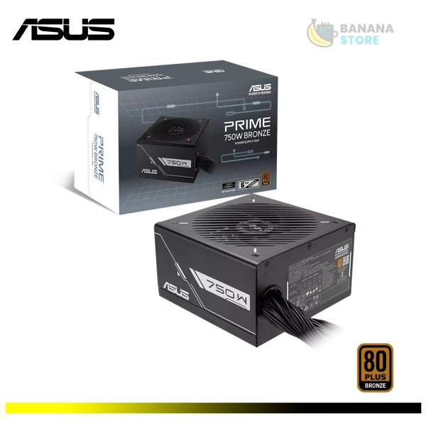 FUENTE DE PODER 750W 750B-BLACK ASUS ATX 80 PLUS BRONZE