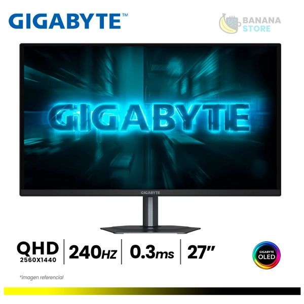 MONITOR GIGABYTE GO27Q24G 27 OLED 2K QHD 240HZ