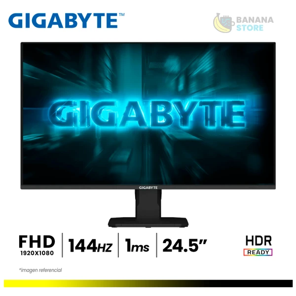 MONITOR GIGABYTE GAMING 24.5" GS24F14 144HZ 1 MS IPS FHD