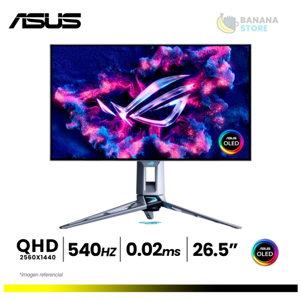 MONITOR ASUS ROG OLED GAMING PG27AQWP-W 26.5" 0.02MS 540HZ / 720HZ