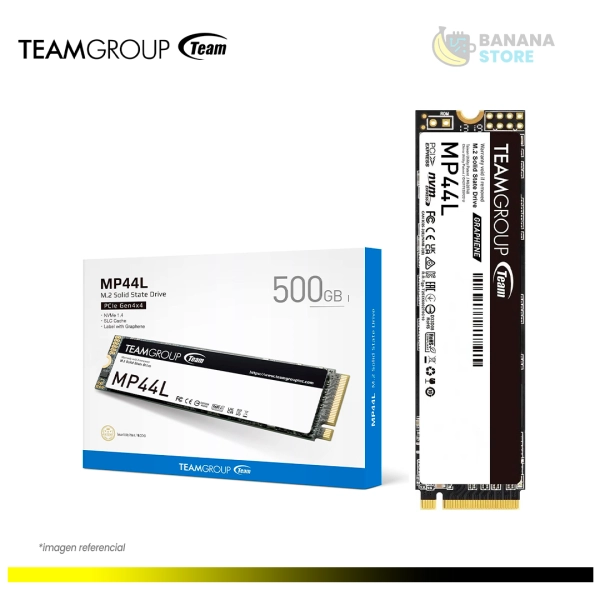 ALMACENAMIENTO SSD M.2 NVME 500GB TEAM GROUP MP44L PCI 4.0 5000 MB/S