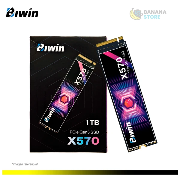 UNIDAD ESTADO SOLIDO 1TB BIWIN M.2 PCI 5.0 X570 GEN5 14500 MB/S