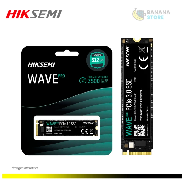 UNIDAD ESTADO SOLIDO HIKSEMI WAVE 512GB M.2 PCI 3.0