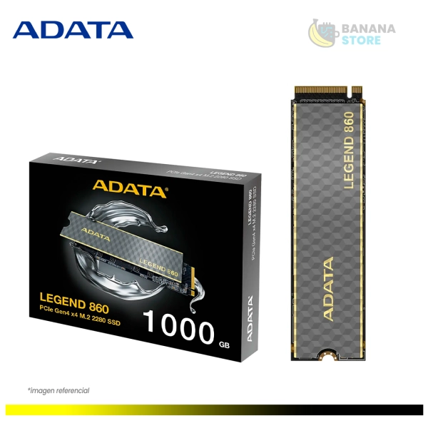 UNIDAD ESTADO SOLIDO ADATA LEGEND 860 NVME 1TB 1000GB 6000 MB/S PCI 4.0 C/DICIPADOR