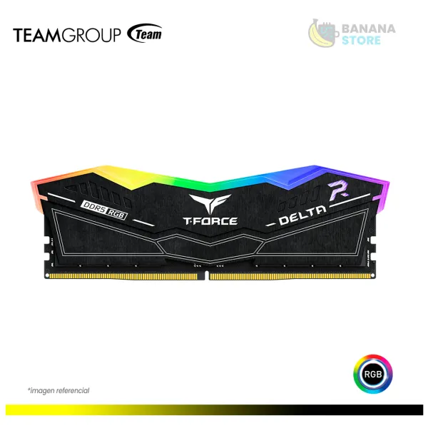 MEMORIA RAM 8GB DDR5 TEAM GROUP DELTA R RGB 6000MHZ AMD/INTEL