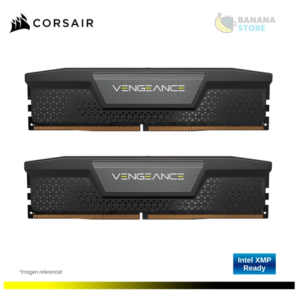 MEMORIA RAM CORSAIR VENGEANCE DDR5 32GB 2X16 6000MHZ CL30 INTEL XMP READY