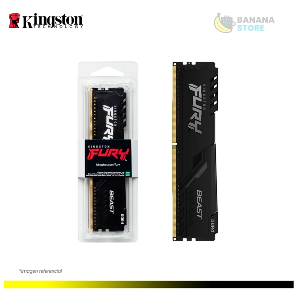 MEMORIA RAM KINGSTON FURY BEAST 16GB DDR4 3200 MHZ UDIM CL16
