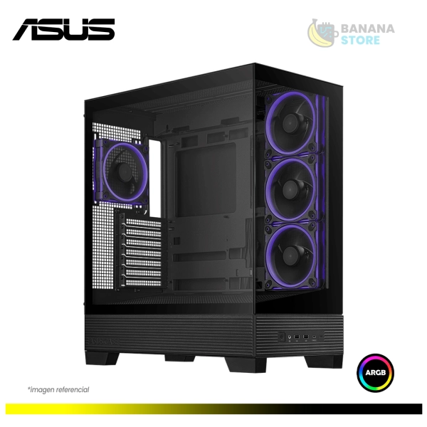 CASE ASUS A31 PLUS BLACK MID TOWER 4 FAN ARGB