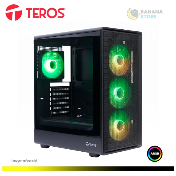 CASE TEROS TE-1323G ARGB BLACK