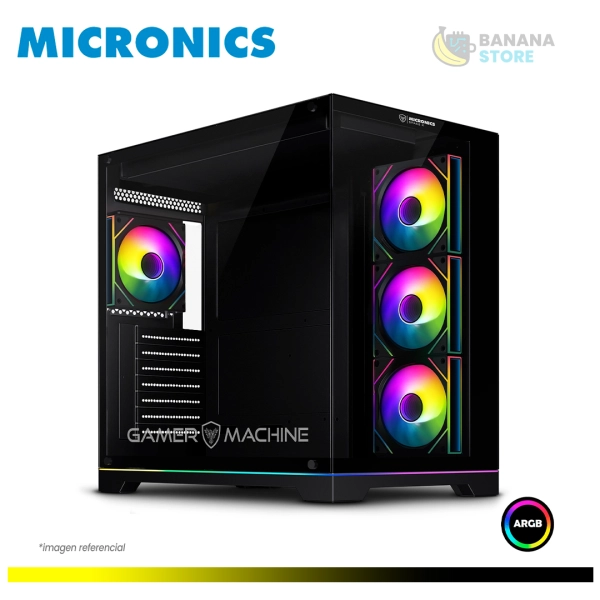 CASE MICRONICS SPACE X MIC GFC1005 4 FANS ARGB USB-C