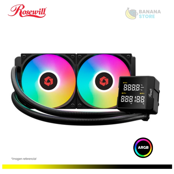 REFRIGERACION LIQUIDA ROSEWILL FROSTMAX 240MM DIGITAL ARGB AIO