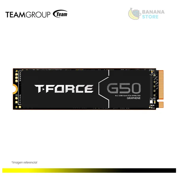 UNIDAD ESTADO SOLIDO TEAM GROUP 4TB G50 M.2 PCLE 4.0 5000MB/S 4X4 NAND 3D 2280