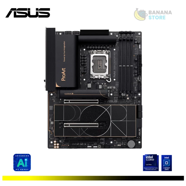 PLACA MADRE ASUS PROART Z890-CREATOR WIFI LGA 1851 INTEL Z890 DDR5 WIFI BLUETOOTH USB 20GB ATX