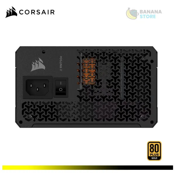 FUENTE DE PODER 750W CORSAIR RM750E 80 PLUS GOLD FULL MODULAR ATX 3.1 PCLE 5.1
