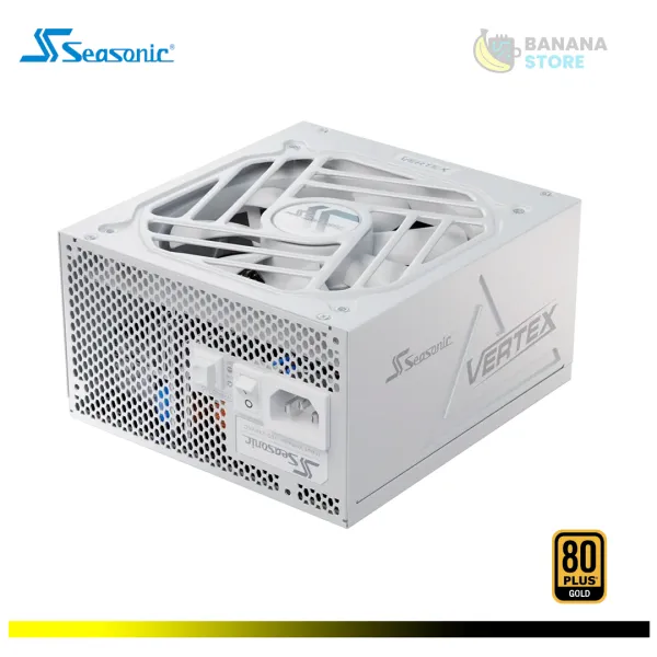 FUENTE DE PODER 1200W SEASONIC GX-1200W VERTEX CYBENETICS 80 PLUS GOLD ATX 3.1 PCLE 5.0 MODULAR WHITE