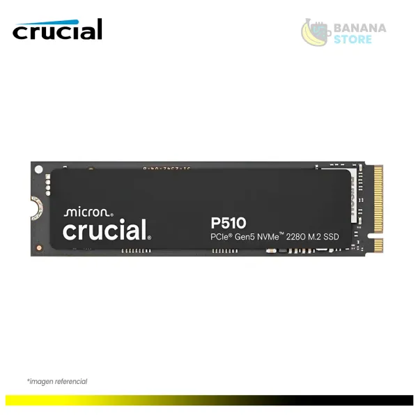 UNIDAD ESTADO SOLIDO 1TB CRUCIAL M.2 P510 PCI 5.0 11000 MB/S 2280
