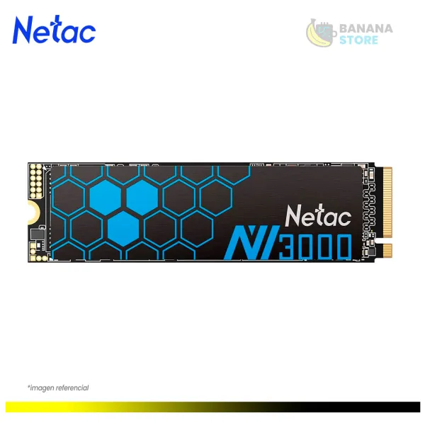 ALMACENAMIENTO SSD M.2 NVME 1TB NETAC PCIE GEN3X4  3,100 MB/S
