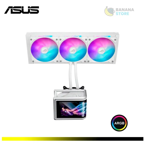 REFRIGERACION LIQUIDA ASUS ROG RYUO IV 360 ARGB AMOLED 6.67"  WHITE AMD/INTEL