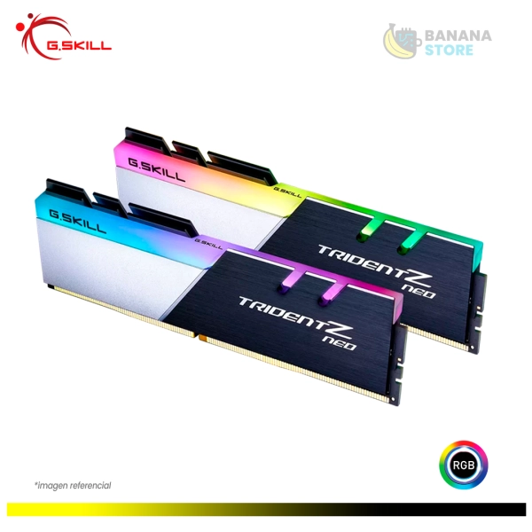 MEMORIA RAM G.SKILL 32GB 2X16 DDR4 3600 MHZ  TRIDENT Z RGB C18