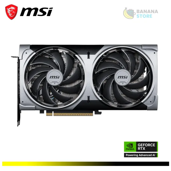 TARJETA DE VIDEO NVIDIA GEFORCE RTX 5070 MSI VENTUS 2X OC 12GB BLACK GDDR7