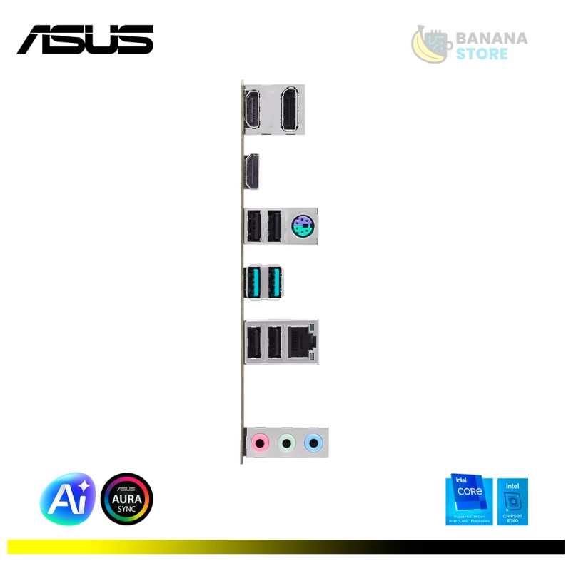PLACA MADRE B760M-D4 ASUS PRIME DDR4 M-ATX LGA 1700