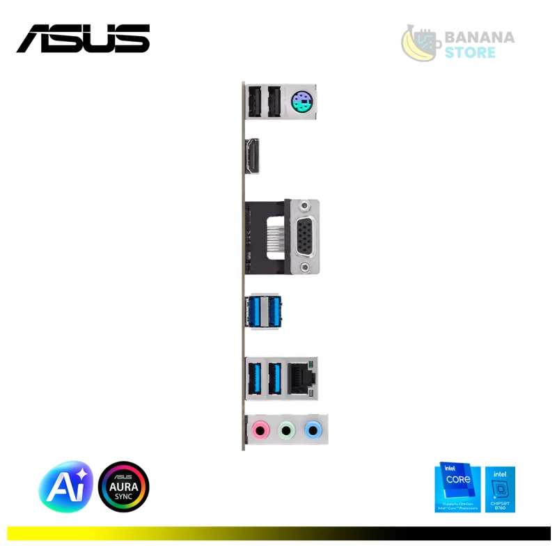 PLACA MADRE ASUS PRIME B760M-K D4 INTEL B760 LGA1700 DDR4