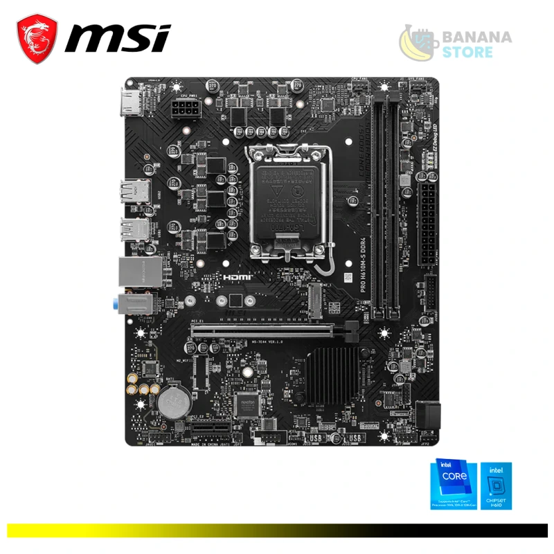 PLACA MADRE H610M-S MSI PRO DDR4 LGA 1700 M-ATX