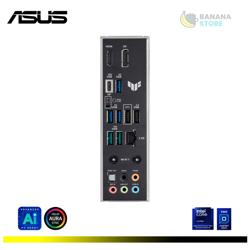 PLACA MADRE B860 ASUS TUF GAMING PLUS WIFI - INTEL LGA 1851